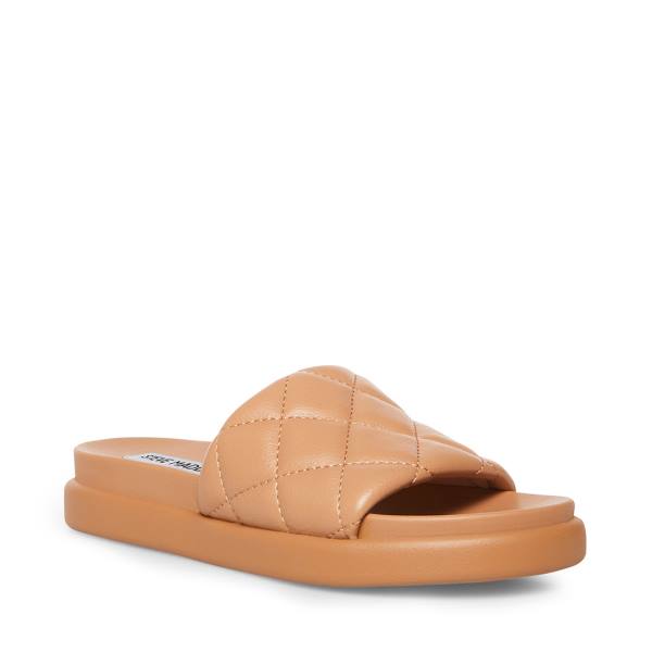 Steve Madden Abell Tan Sandaler Dame Brune | SM-352RS