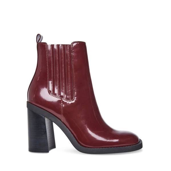 Steve Madden Acker Burgundy Ankelstøvletter Dame Burgunder | SM-924IX