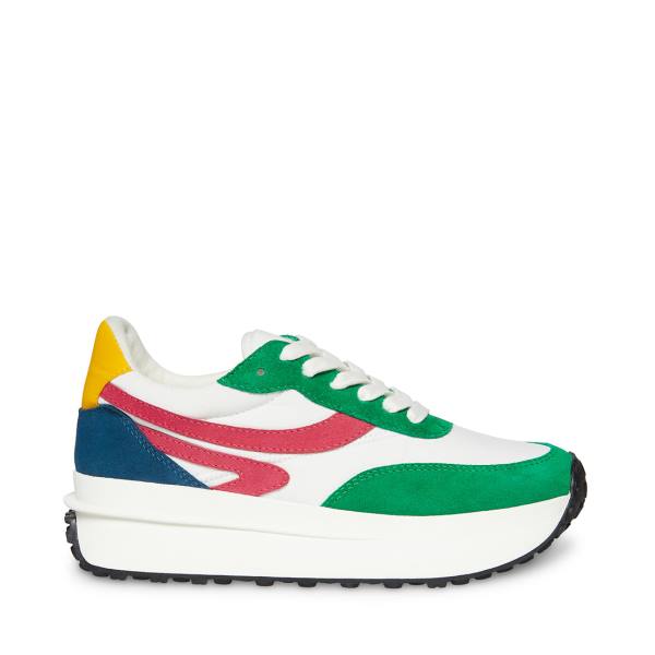 Steve Madden Actions Joggesko Dame Grønn Multicolor | SM-032MW