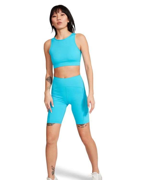 Steve Madden Active Bike Kort Turquoise Bukser Dame Turkis | SM-763YU