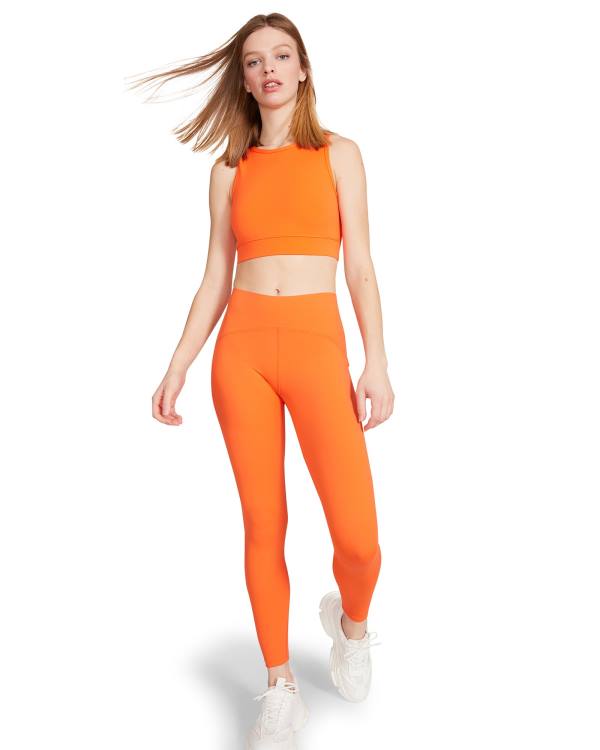 Steve Madden Active Leggings Dame Oransje | SM-435NP