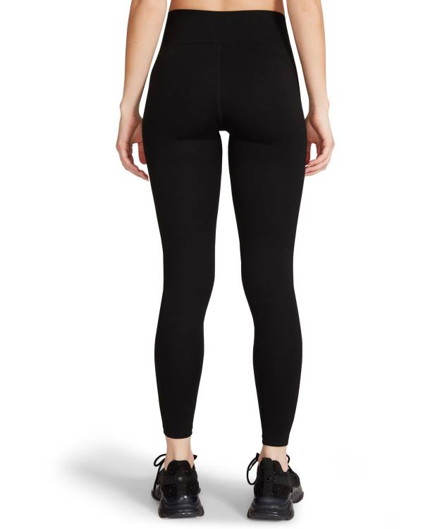 Steve Madden Active Leggings Dame Svarte | SM-714IM