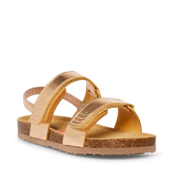 Steve Madden Adouble Sandaler Barn Rosa Gull | SM-920MN