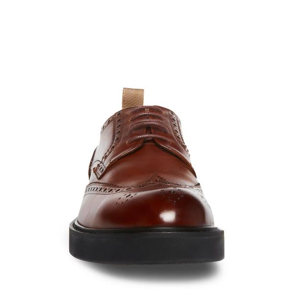 Steve Madden Adrick Cognac Lær Pensko Herre Brune | SM-145BT