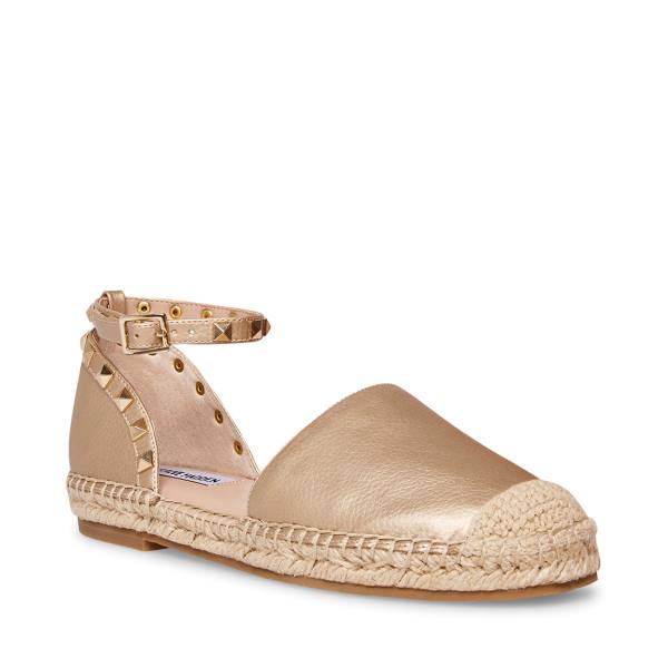 Steve Madden Alissa Flate Sko Dame Gull | SM-713QZ