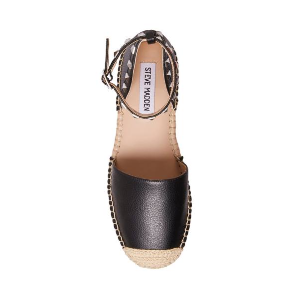 Steve Madden Alissa Flate Sko Dame Svarte | SM-123YG