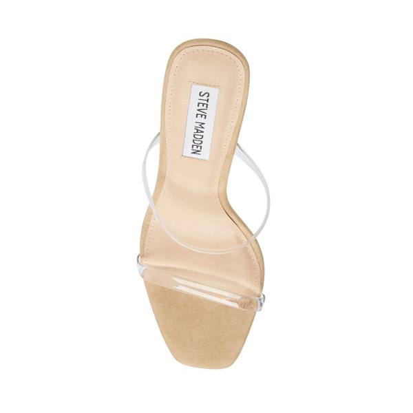 Steve Madden Andrina Heel Høye Hæler Dame Clear | SM-109UM