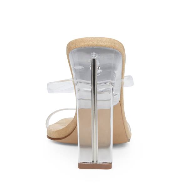 Steve Madden Andrina Heel Høye Hæler Dame Clear | SM-109UM