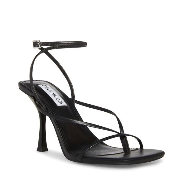 Steve Madden Annie Heel Høye Hæler Dame Svarte | SM-835OR