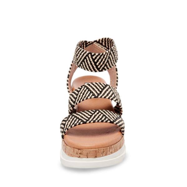 Steve Madden Bandi Tan Sandaler Dame Svarte Brune | SM-082CE