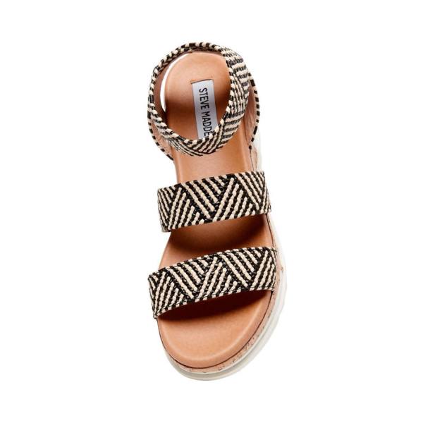 Steve Madden Bandi Tan Sandaler Dame Svarte Brune | SM-082CE