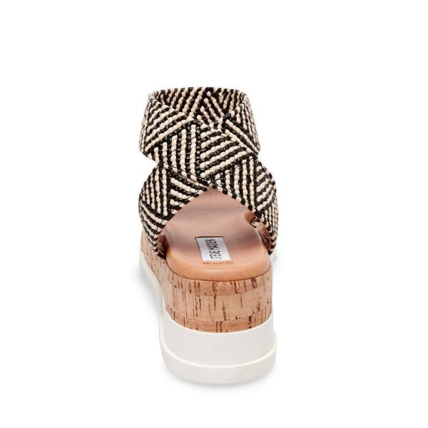 Steve Madden Bandi Tan Sandaler Dame Svarte Brune | SM-082CE