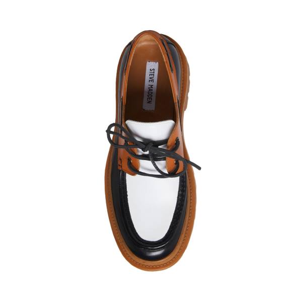 Steve Madden Bane Cognac Joggesko Herre Svarte Brune | SM-209ZF