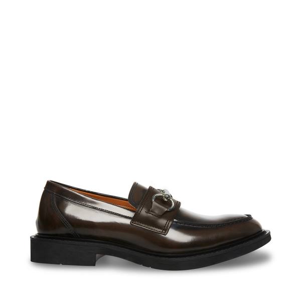 Steve Madden Barry Lær Loafers Herre Brune | SM-107SE