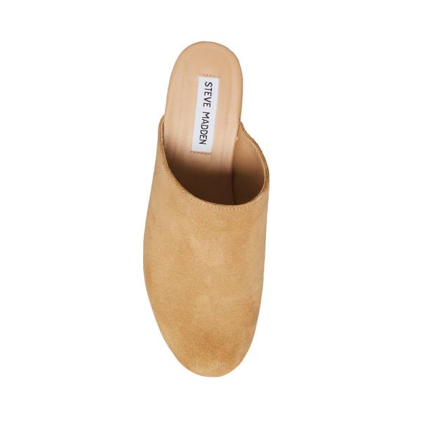 Steve Madden Bayridge Taupe Semsket Skinn Heel Høye Hæler Dame Grå Brune | SM-936GC