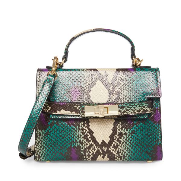 Steve Madden Bdignify Snake Crossbody Veske Dame Lilla Slangeprint | SM-472SI