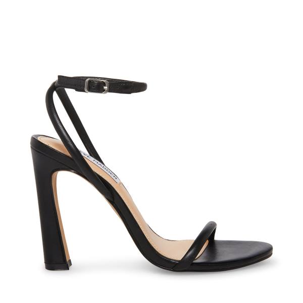 Steve Madden Becky Lær Heel Høye Hæler Dame Svarte | SM-457TS