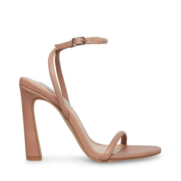 Steve Madden Becky Tan Lær Heel Høye Hæler Dame Brune | SM-047RW