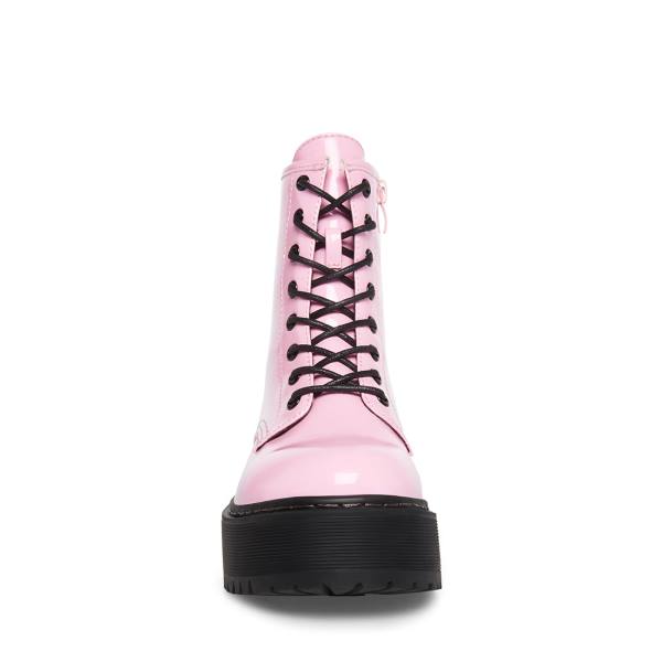 Steve Madden Bettyy Patent Ankelstøvletter Dame Rosa | SM-650YC