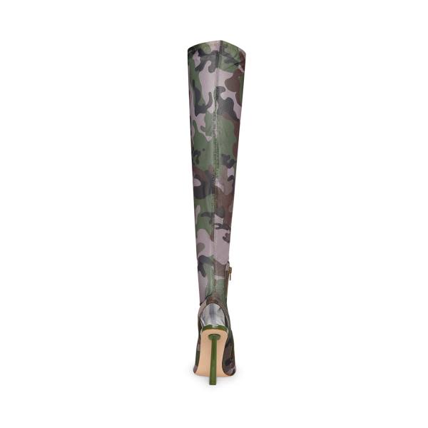 Steve Madden Beverley Støvler Dame Camouflage | SM-014JY