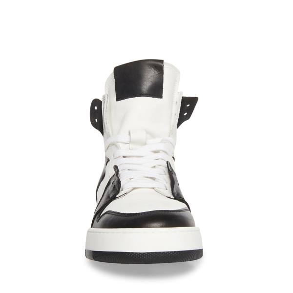 Steve Madden Bizzy Joggesko Dame Svarte Hvite | SM-829GA