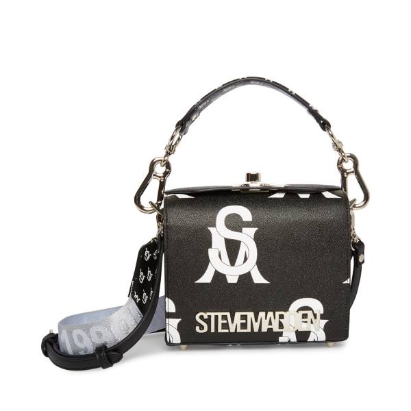 Steve Madden Bkinder-white Crossbody Veske Dame Svarte Hvite | SM-430MB