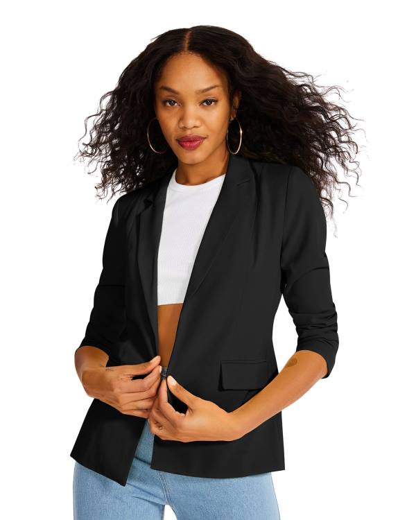 Steve Madden Black Blazer Jakke Dame Svarte | SM-051YN