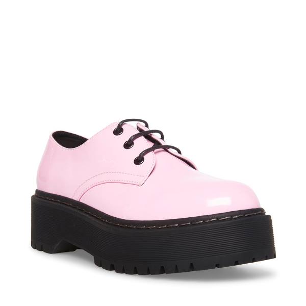 Steve Madden Brenton Patent Loafers Dame Rosa | SM-918BF