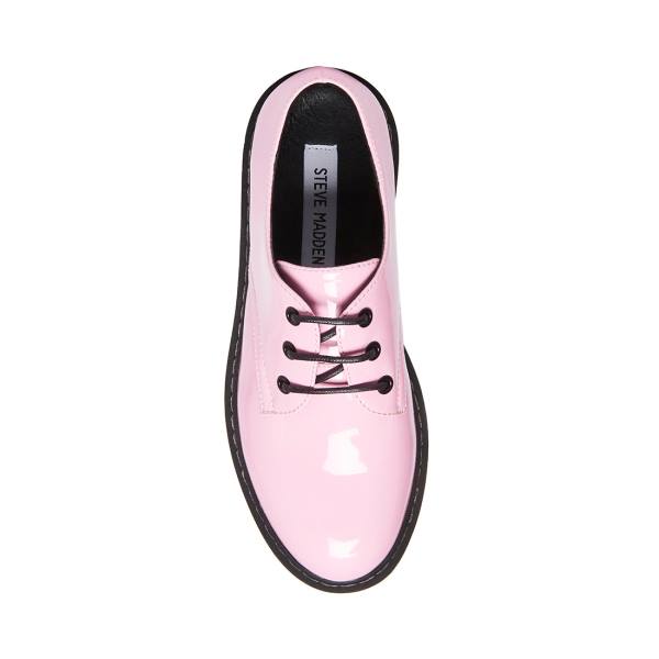 Steve Madden Brenton Patent Loafers Dame Rosa | SM-918BF