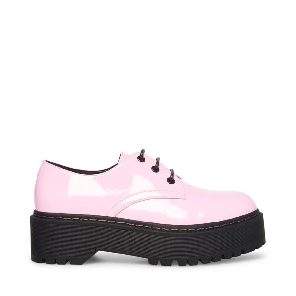 Steve Madden Brenton Patent Loafers Dame Rosa | SM-918BF