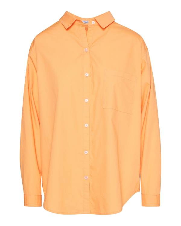 Steve Madden Bright Button Down Topper Dame Oransje | SM-921UJ