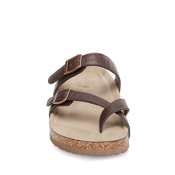 Steve Madden Bryceee Sandaler Dame Mørke Brune | SM-231LR