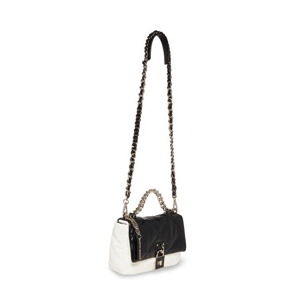 Steve Madden Bterra-b Crossbody Veske Dame Svarte Hvite | SM-325TQ