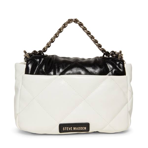 Steve Madden Bterra-b Crossbody Veske Dame Svarte Hvite | SM-325TQ