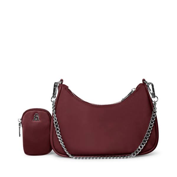 Steve Madden Bvital Burgundy Skulderveske Dame Burgunder | SM-756CF