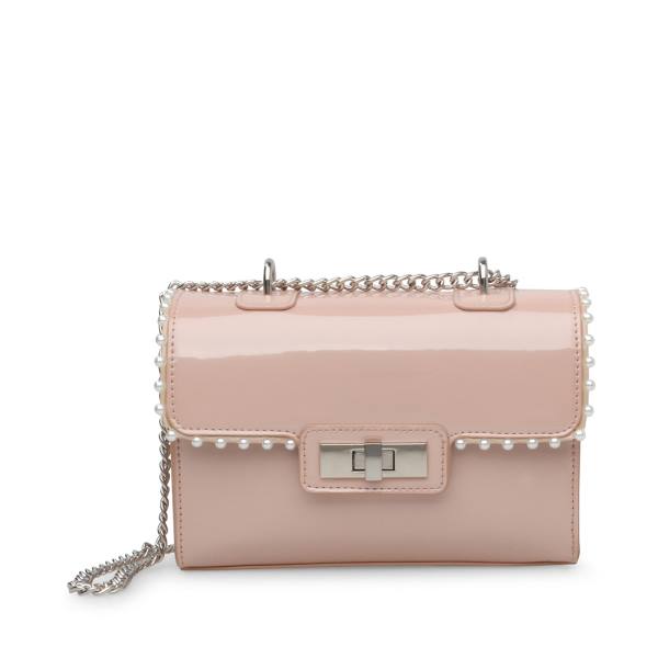 Steve Madden Bvyper Pearl Blush Patent Crossbody Veske Dame Rosa | SM-459PI