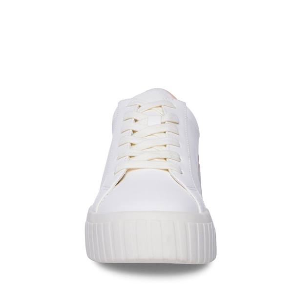 Steve Madden Calder Sand Joggesko Dame Hvite Brune | SM-351OH