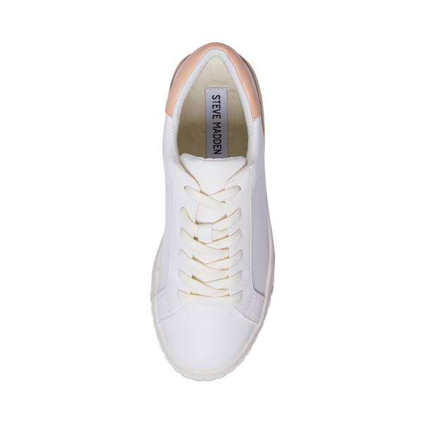 Steve Madden Calder Sand Joggesko Dame Hvite Brune | SM-351OH