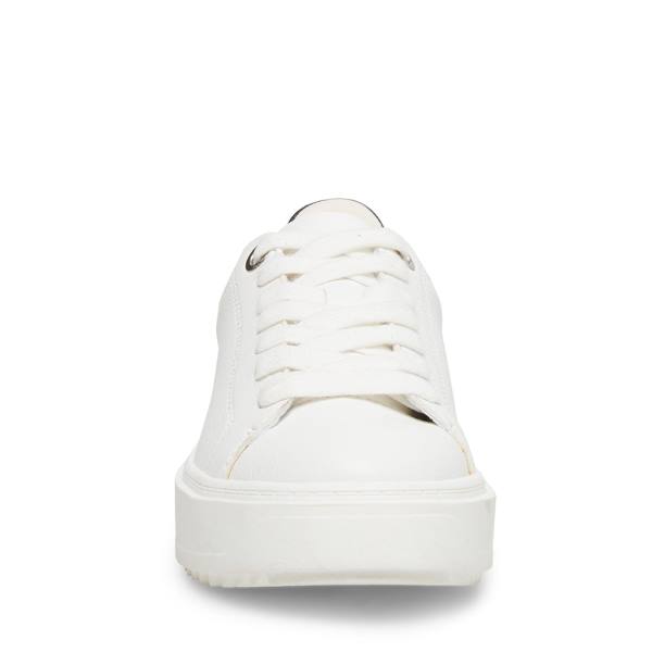 Steve Madden Catcher Joggesko Dame Hvite Svarte | SM-294BZ