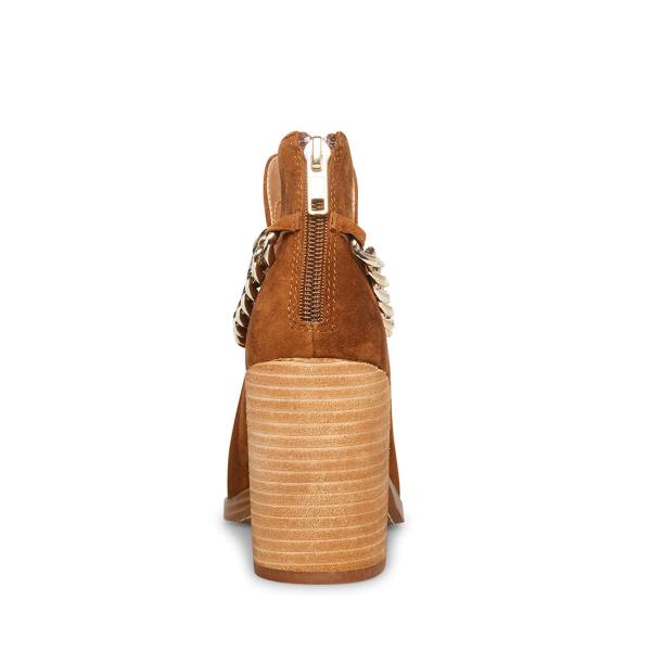 Steve Madden Cedar-c Chestnut Semsket Skinn Ankelstøvletter Dame Brune | SM-659BC