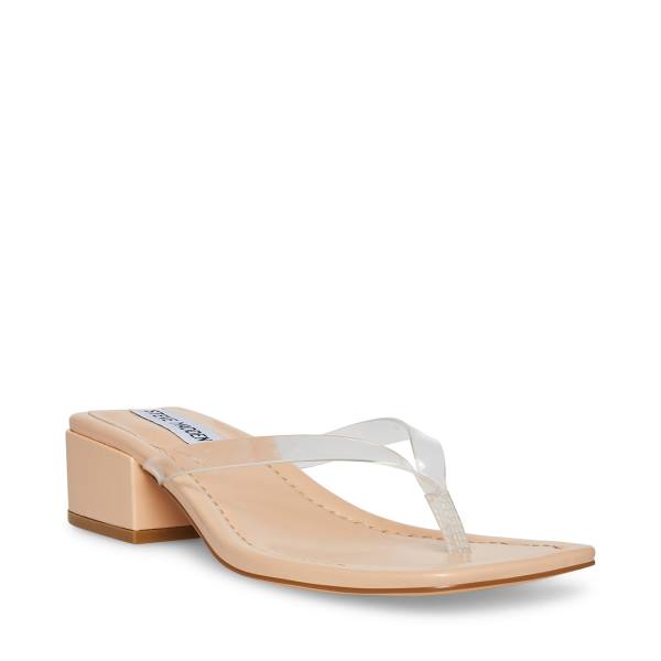 Steve Madden Claudette Sandaler Dame Clear | SM-349TS