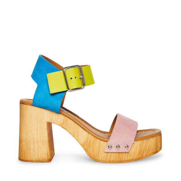 Steve Madden Colada Heel Høye Hæler Dame Multicolor | SM-370ST