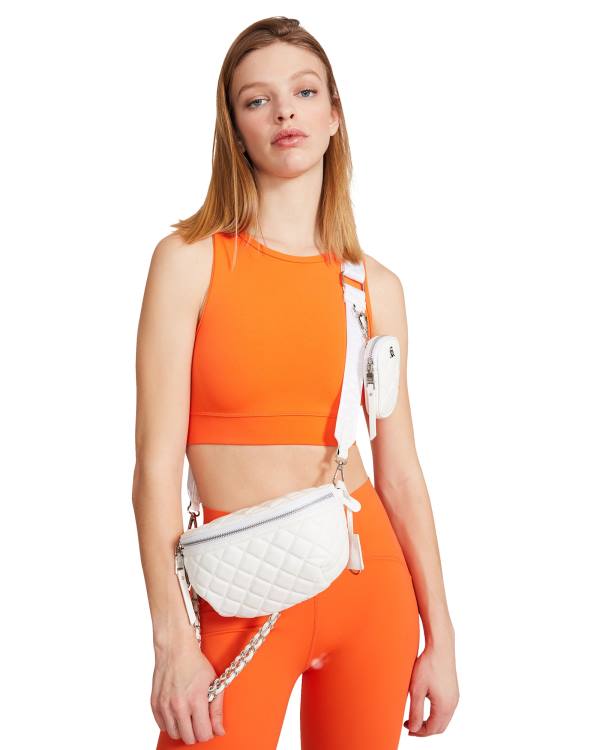 Steve Madden Cropped Active Tank Topper Dame Oransje | SM-270VX