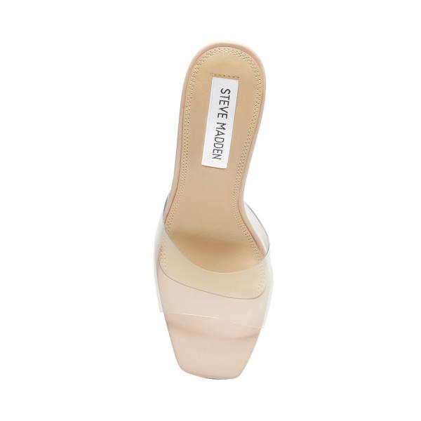 Steve Madden Cyrus Heel Høye Hæler Dame Clear | SM-037RG