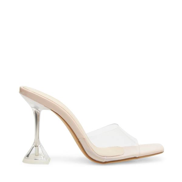 Steve Madden Cyrus Heel Høye Hæler Dame Clear | SM-037RG