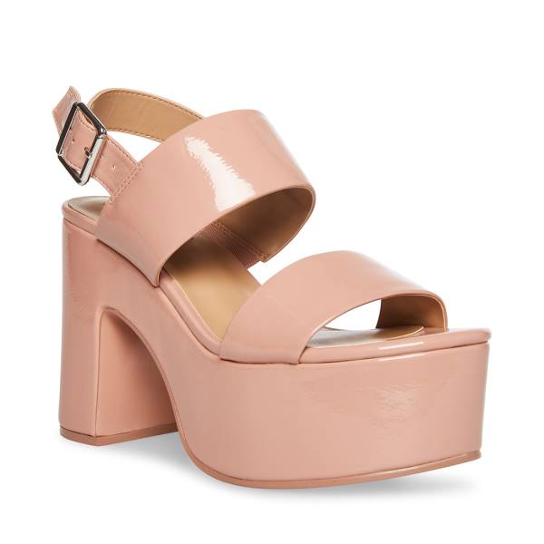 Steve Madden Dafne Patent Heel Høye Hæler Dame Rosa | SM-601BV