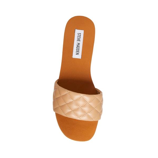 Steve Madden Damaris Natural Sandaler Dame Beige | SM-453DT