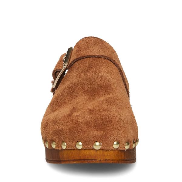 Steve Madden Dana Cognac Semsket Skinn Heel Høye Hæler Dame Brune | SM-195CX