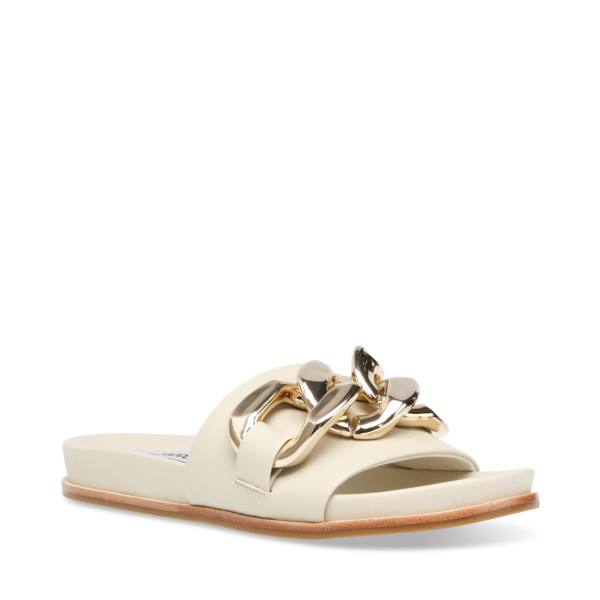 Steve Madden Delay Bone Sandaler Dame Beige | SM-630CS