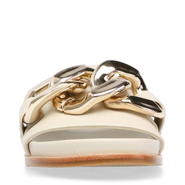 Steve Madden Delay Bone Sandaler Dame Beige | SM-630CS